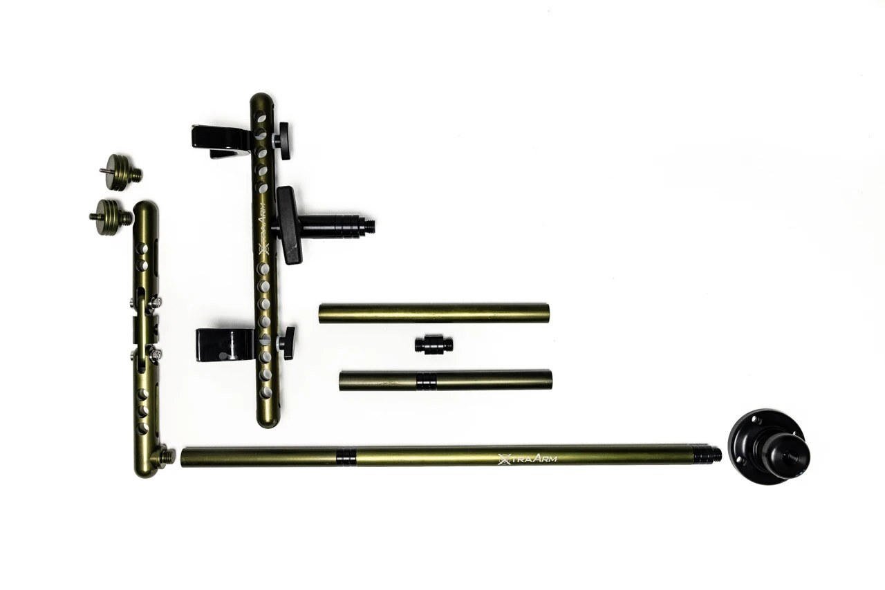 The Fixed Blind Rest, including the mounting base that stays in the blind year round.